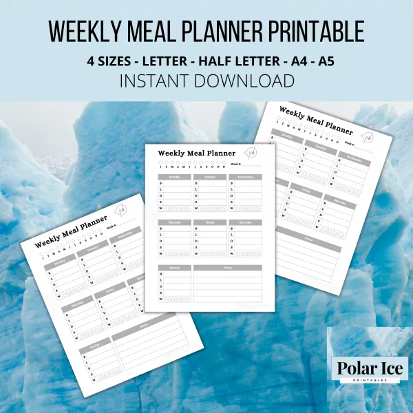 ❄️ Ultimate Yearly Goal-Setting Planner – 95 Pages of Productivity, Planning, and Pretending You’ve Got It All Together (Blue Edition) - Image 2