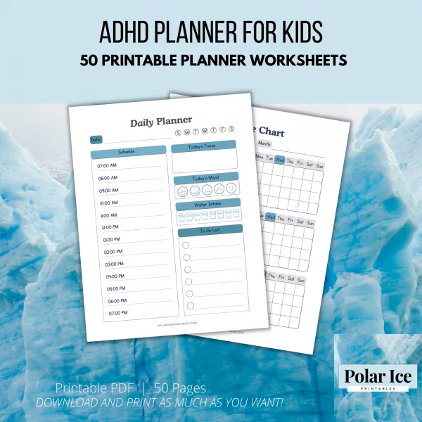 ✏️ ADHD Planner for Kids (Printable PDF) - Image 3