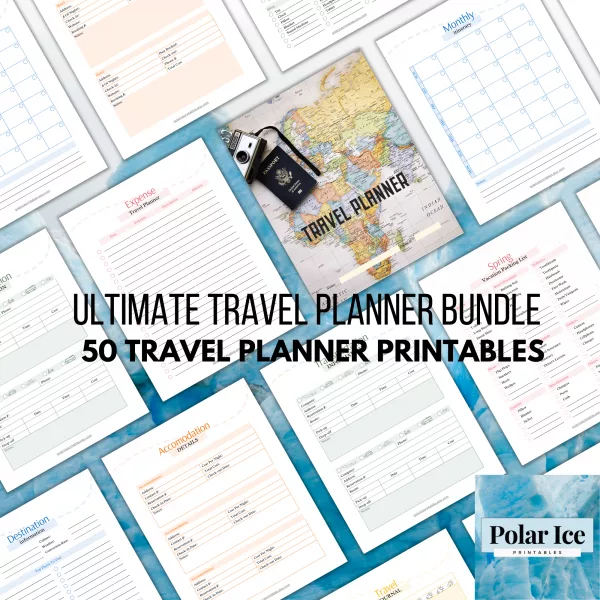 ✈️ Ultimate 50-Page Travel Planner Bundle - Image 5