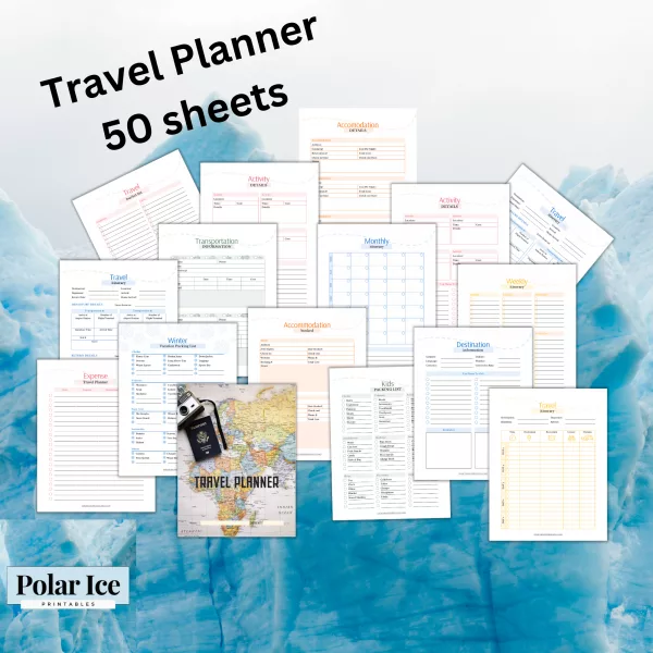 ✈️ Ultimate 50-Page Travel Planner Bundle - Image 6