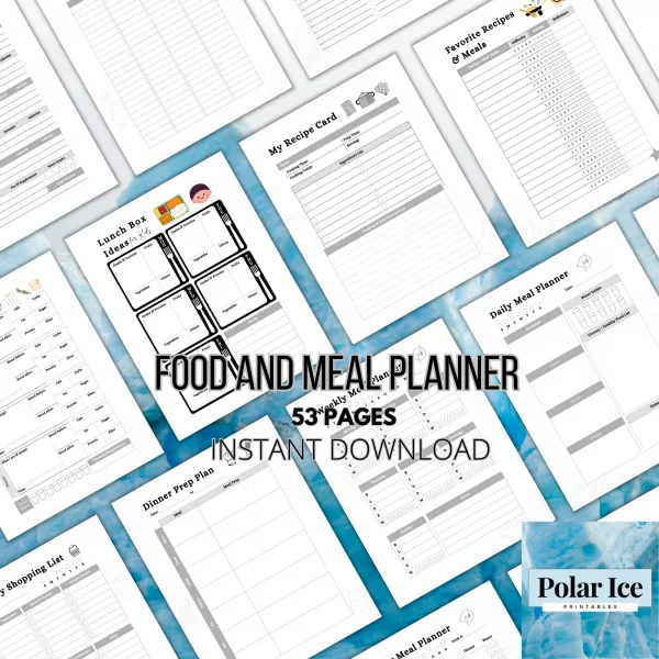 The Get-Your-Fridge-Together Planner – 50+ Clean Pages for Hot Messes Who Still Gotta Eat - Image 4