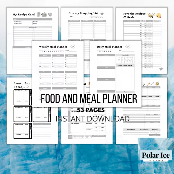 The Get-Your-Fridge-Together Planner – 50+ Clean Pages for Hot Messes Who Still Gotta Eat - Image 5