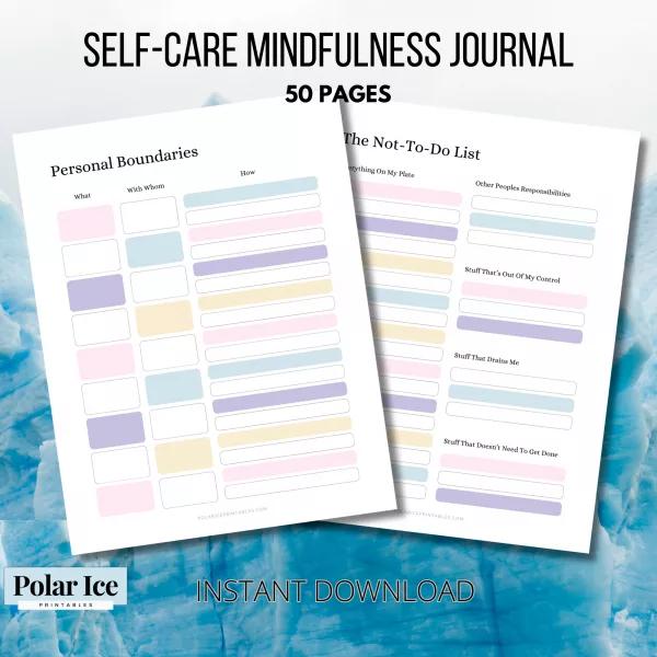 🌿 Self-Care & Mindfulness Journal – 50 Pages to Calm the Chaos (Without Joining a Wellness Cult) - Image 7