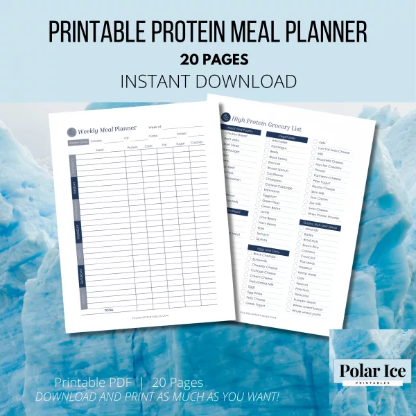 🥚 The Protein Planner – 40+ Pages of High-Protein Chaos (That You Can Actually Use) - Image 7