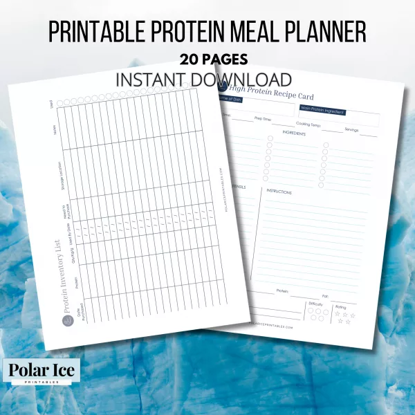 🥚 The Protein Planner – 40+ Pages of High-Protein Chaos (That You Can Actually Use) - Image 10