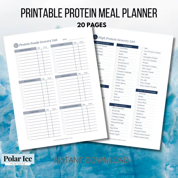 🥚 The Protein Planner – 40+ Pages of High-Protein Chaos (That You Can Actually Use) - Image 11